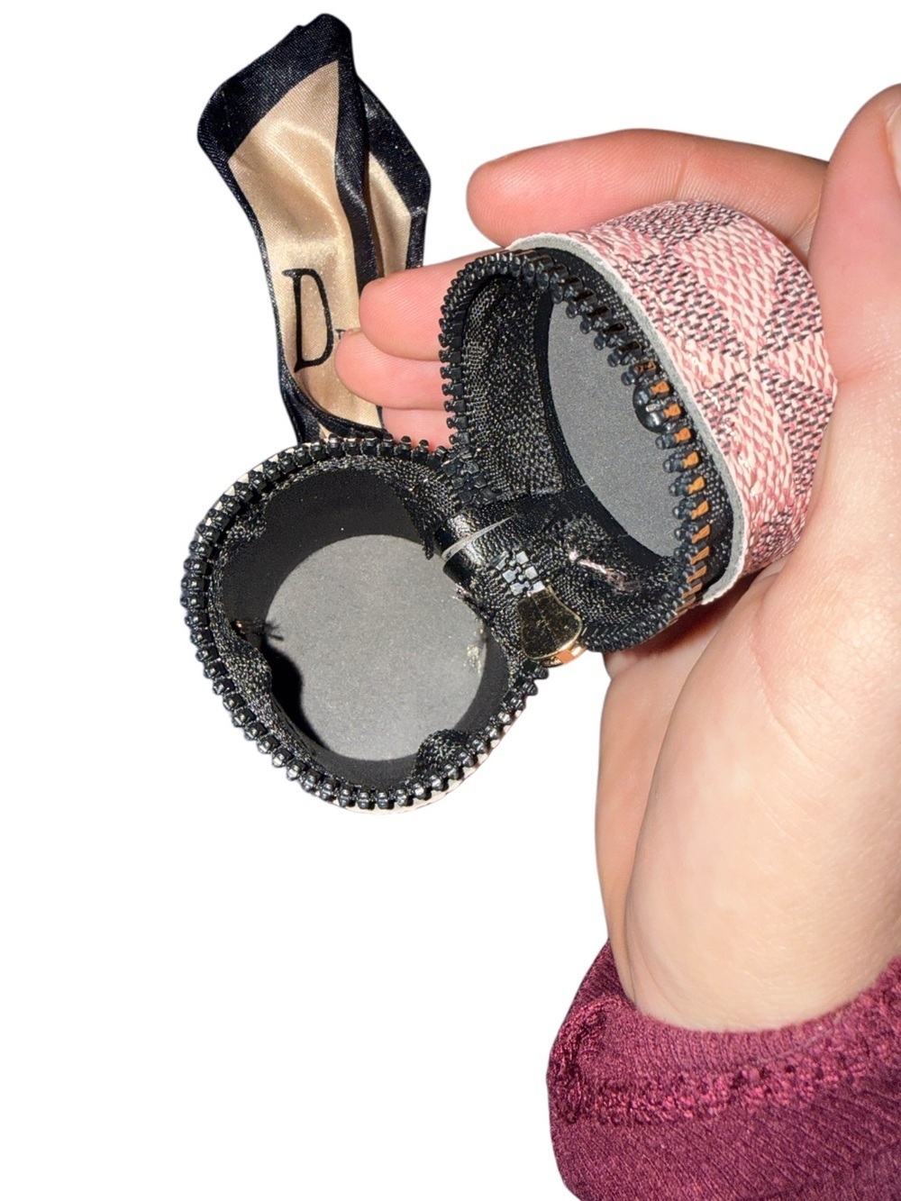 Designer Inspired Lipstick Holder Keychain | Mini Cosmetic Case - Picture 4 of 4